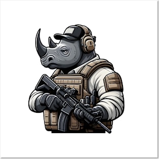 Tactical Rhino Posters and Art